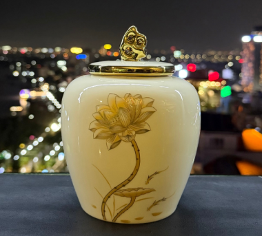 Hũ Sứ Bạch Kim Liên